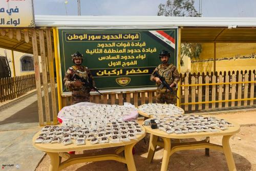 إحباط تهريب 34 كغم من المخدرات عبر بالون هوائي غربي الأنبار