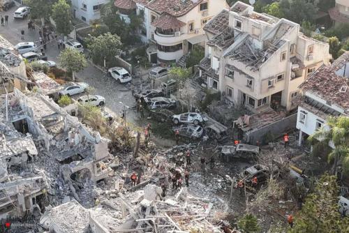 الإسعاف الصهيوني: مقتل 11 شخصاً وإصابة 187 في الهجوم الإيراني الأخير