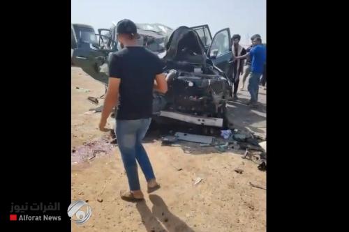 الديوانية.. حادث سير مروع يسفر عن العديد من الضحايا بينهم نجلا رئيس لجنة الأمن النيابية