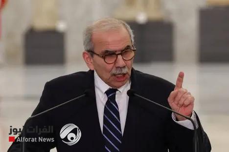 رئيس الوزراء اللبناني: ورقة المبعوث الأمريكي تشمل الانسحاب الإسرائيلي ووقف العمليات العدائية