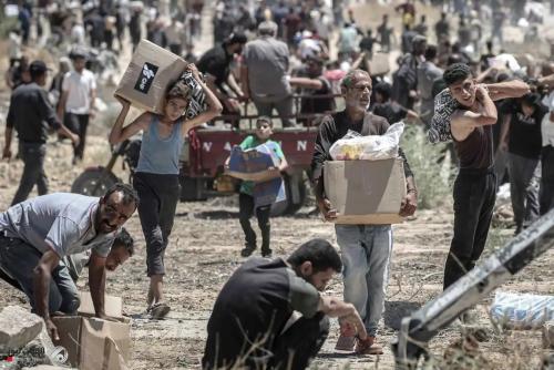 مجزرة جديدة قرب مراكز توزيع المساعدات في غزة تحصد ارواح 68 شهيداً