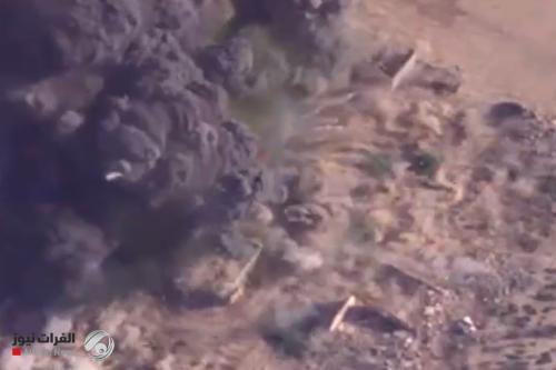 العمليات المشتركة: ضربتان جويتان تستهدفان مفرزة إرهابية تضم قيادي في ديالى