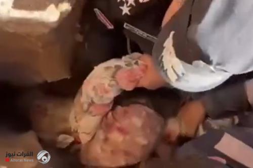 داخل بئر الموت.. فتاة تنجو بمعجزة في المثنى {فيديو}