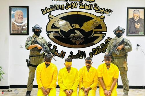 بالفيديو.. أمن الحشد الشعبي يطيح بأربعة مطلوبين بقضايا إرهابية في الأنبار