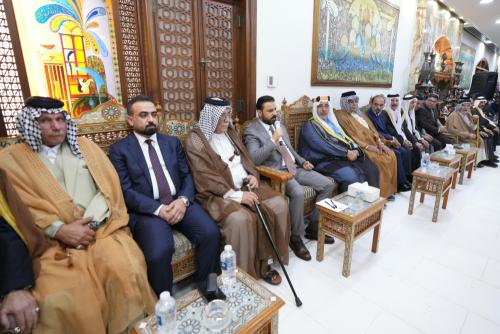 الزيدي يستقبل المهنئين بمناسبة عيد الأضحى ويزور عدداً من بيوت المواطنين