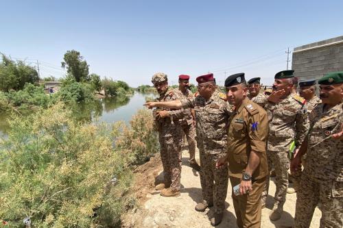 بالصور.. عملية أمنية واسعة في ميسان