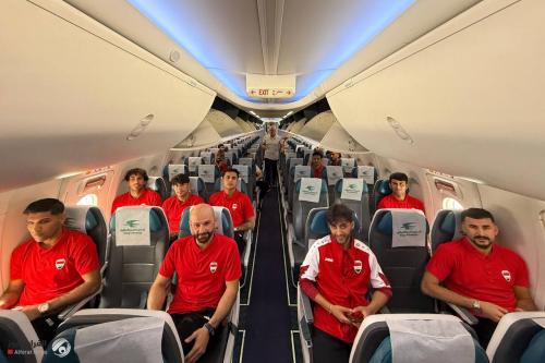 بالصور.. المنتخب الوطني يتوجه الى جدة لخوض منافسات الملحق الآسيوي
