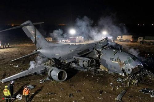 الجيش الأمريكي: مصرع 4 من أفراد طاقم طائرة سقطت غرب العراق