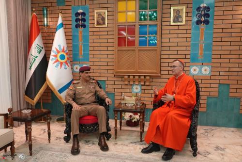 يار الله والبطريرك مار بولس الثالث يؤكدان على تعزيز روح التعاون والتآخي بما يسهم في دعم استقرار البلاد