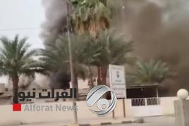بالفيديو.. حريق يلتهم مبنى حكوميا في واسط