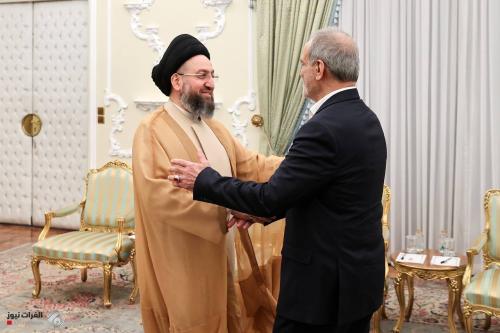 السيد الحكيم والرئيس الإيراني يبحثان التحديات في المنطقة والعلاقات الثنائية