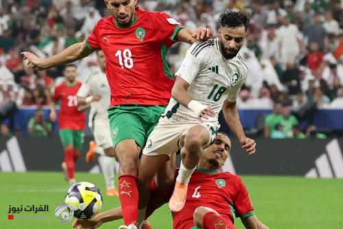 المغرب والسعودية يتأهلان الى ربع نهائي كأس العرب