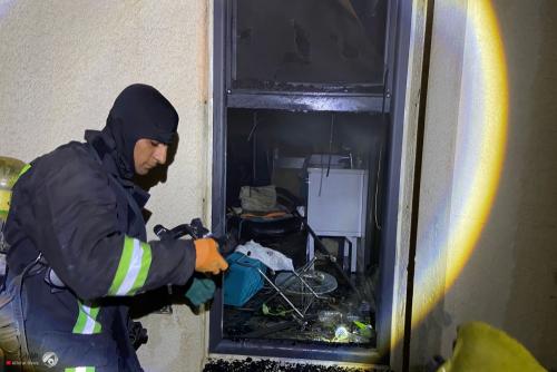 بالفيديو والصور.. السيطرة على حريق مستشفى في كركوك دون إصابات