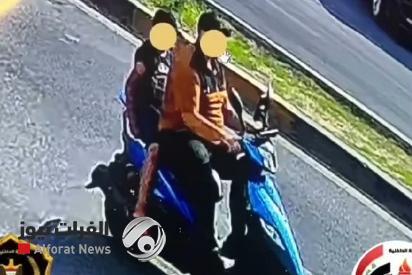 بالفيديو.. الإطاحة بمتهم مع أبنته سرقا عدداً من المطاعم ليلًا في بغداد