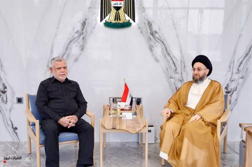 السيد الحكيم والعامري يبحثان تطورات الشأن السياسي واستحقاقات المرحلة المقبلة