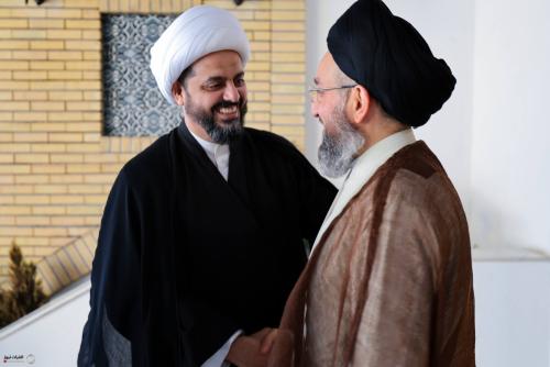 السيد الحكيم والشيخ الخزعلي يؤكدان على ضرورة تشكيل الحكومة سريعاً