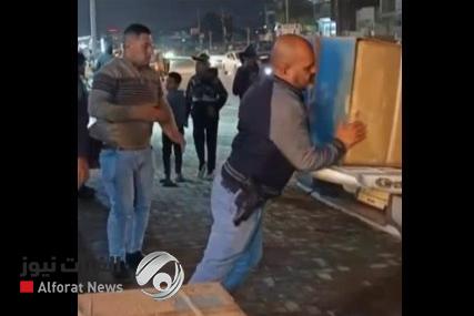 شاهد..ضبط عصابة سرقة مخزن واسترجاع الأجهزة المسروقة