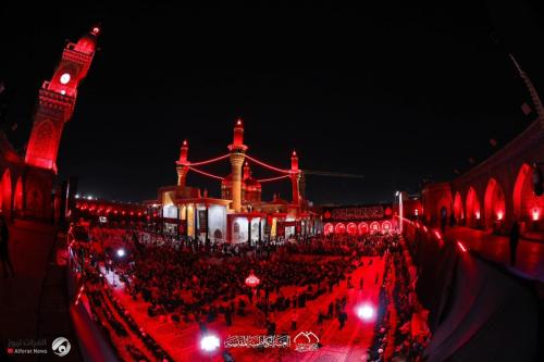 مواكب العزاء تحيي ذكرى شهادة الإمام الجواد {ع} في الكاظمية المقدسة