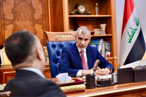 فالح الساري يباشر مهامه الرسمية وزيراً للمالية