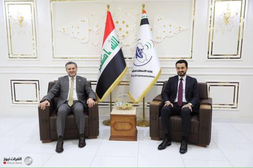 أبو كلل ووزير الاتصالات يبحثان تطوير البنية التحتية الرقمية في العراق