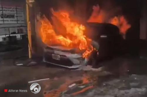 الدفاع المدني في المثنى يخمد حريقاً داخل مركز لصيانة المركبات في السماوة