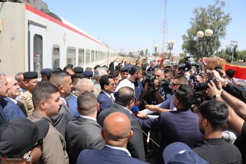 بعد توقف دام 21 عاماً.. إعادة إفتتاح خط سكك حديد بغداد - سامراء
