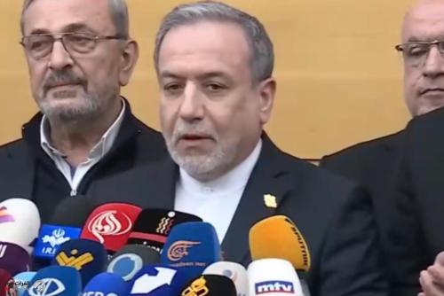 وزير الخارجية الإيراني: مستعدون للتفاوض مع واشنطن وجاهزون للحرب