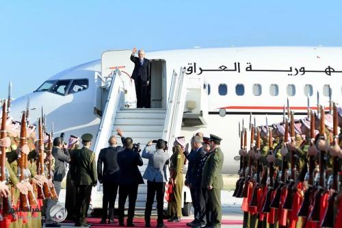 رئيس الجمهورية يعود إلى البلاد بعد اختتام زيارته للأردن