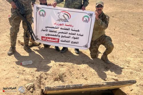 بالصور.. الحشد والجيش ينفذان عملية أمنية من ثلاثة محاور في صحراء الأنبار