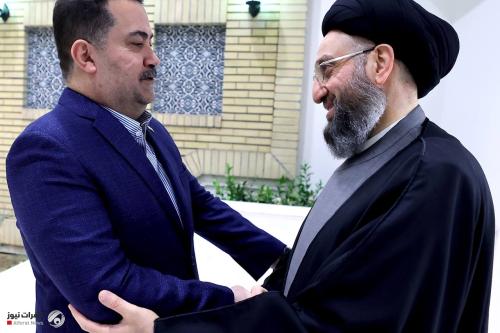 السيد الحكيم: أشيد بالأدوار المهمة التي اضطلع بها السوداني في إدارة الحكومة بكفاءة ومسؤولية