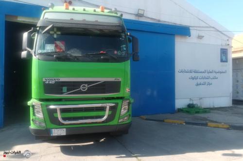 خلال 8 أيام.. الأسطول البري ينقل 302 شحنة لمفوضية الانتخابات