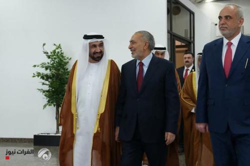 المشهداني يستقبل رئيس البرلمان العربي في مطار بغداد الدولي