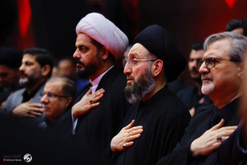 بالصور.. السيد الحكيم: الحسين {ع} إمامًا للثائرين ونبراسًا للحق والكرامة