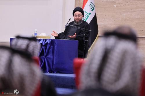 السيد الحكيم يلتقي شيوخ ووجهاء بابل ويدعو للتنافس الانتخابي على أساس الخدمة والبرامج