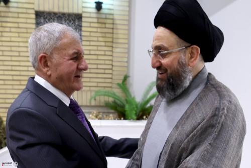السيد الحكيم يلتقي رئيس الجمهورية ويبحث المشهد السياسي والاستحقاق الانتخابي القادم