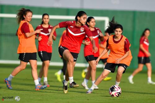 منتخب السيدات يختتم تحضيراته لمواجهة الأردن غداً في نصف نهائي غرب آسيا