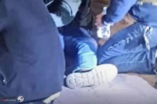 بالفيديو.. لحظة القبض على الانتحاري في الرمادي