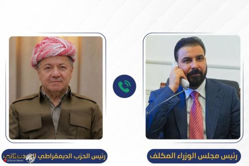 رئيس الوزراء المكلف ومسعود بارزاني يؤكدان تسريع تشكيل الحكومة وتعزيز التواصل الوطني