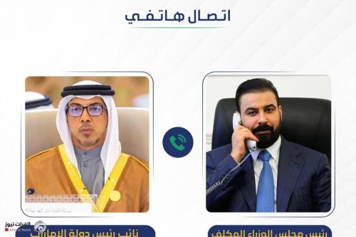 الزيدي يبحث مع نائب الرئيس الإماراتي العلاقات الثنائية وسبل تعزيزها