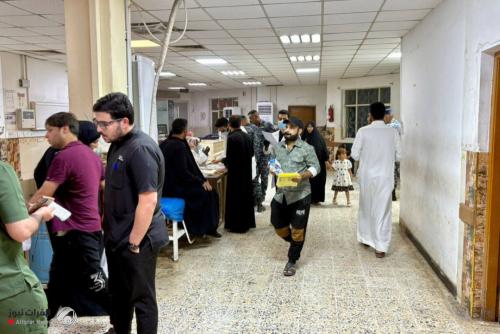 محافظة النجف تسجل 50 حالة اختناق بسبب العواصف الترابية