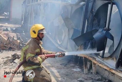 دفاع مدني البصرة يخمد حريقاً التهم مشروعاً للدواجن بالكامل في قضاء الزبير