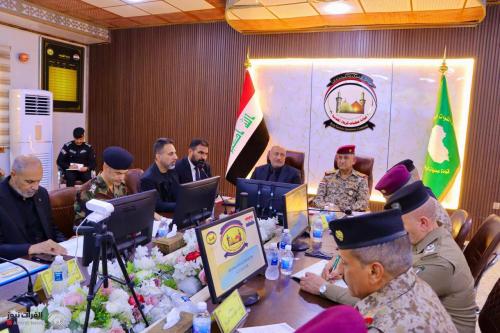 قائد العمليات المشتركة يشدد على انسيابية حركة الزائرين ومنع القطوعات المرورية بكربلاء