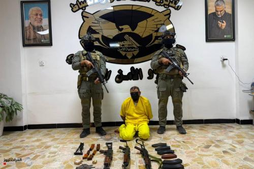 الحشد الشعبي: الاطاحة بأحد عناصر داعش الإرهابي في محافظة الأنبار