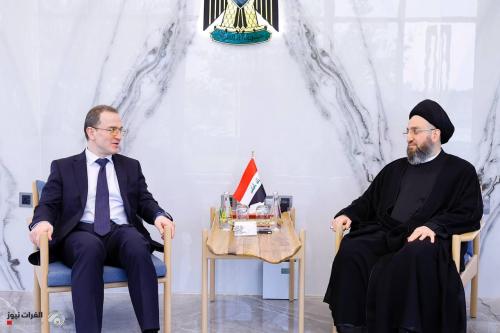 السيد الحكيم للسفير الروسي: أهمية اعتماد الحوار لحل قضايا المنطقة والرجوع إلى الشرعية الدولية