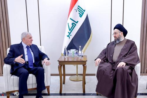 السيد الحكيم ورشيد يؤكدان على الإسراع في تشكيل الحكومة