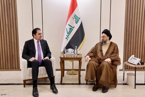 السيد الحكيم يبحث مع المندلاوي والفياض والزيدي الإسراع في تشكيل الحكومة