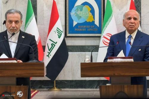 في مؤتمر مع عراقجي.. حسين: غلق مضيق هرمز كان سبباً في عدم تصدير النفط العراقي