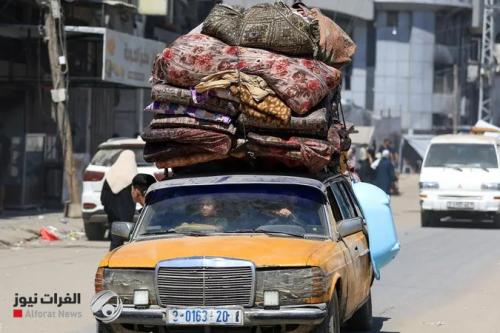وسط قصف عنيف.. موجات نزوح واسعة في غزة