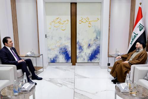 السيد الحكيم والمندلاوي يشددان على تجاوز الأزمة الحالية عبر تغليب المصلحة العامة