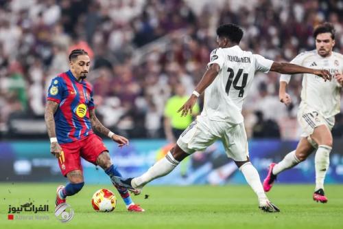 برشلونة يهزم ريال مدريد ويتوج بكأس السوبر للمرة 16